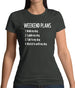 Weekend Plans With My Dog Womens T-Shirt