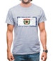 West Virginia Grunge Style Flag Mens T-Shirt