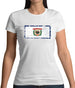 West Virginia Grunge Style Flag Womens T-Shirt