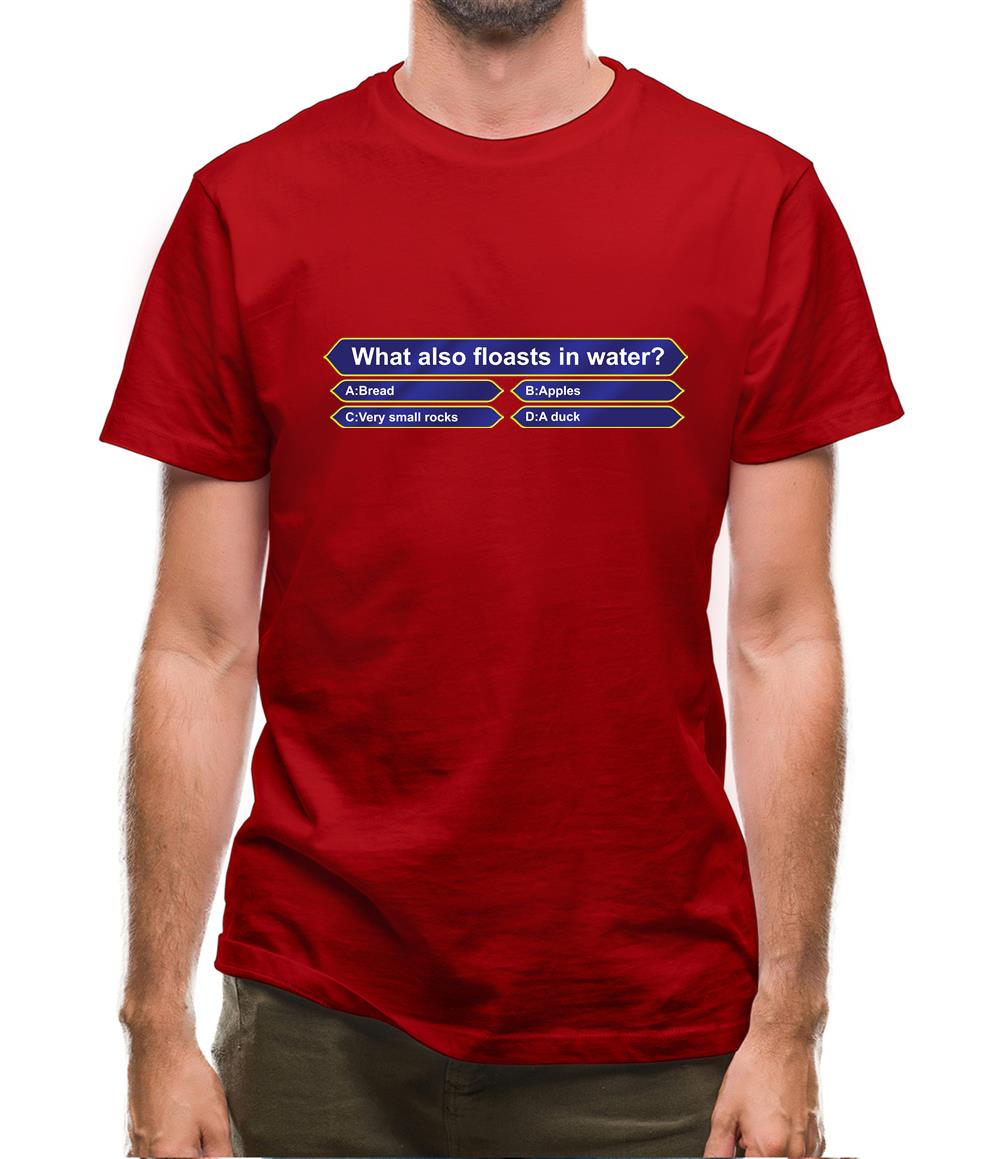 What Also Floats In Water Mens T-Shirt