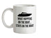 What Happens On The Boat, Stays On The Boat Ceramic Mug