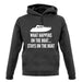What Happens On The Boat, Stays On The Boat unisex hoodie
