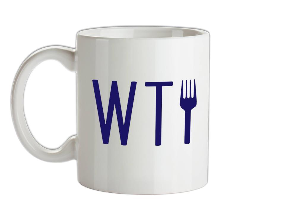 What The Fork Ceramic Mug