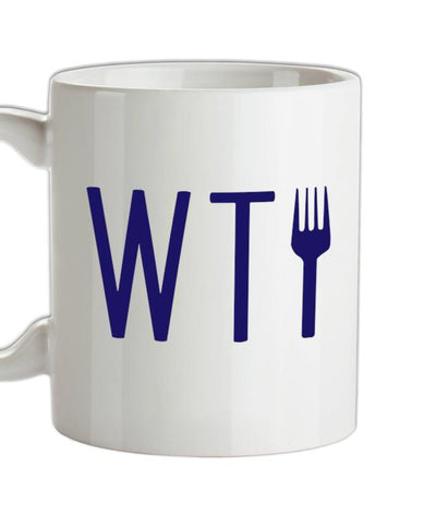 What The Fork Ceramic Mug