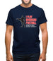 I Play American Football What's Your Super Power? Male Mens T-Shirt