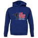 I Play American Football What's Your Super Power? Male unisex hoodie