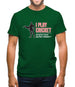 I Play Cricket What's Your Super Power Male Design Mens T-Shirt