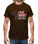 I Play Cricket What's Your Super Power Male Design Mens T-Shirt