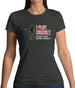 I Play Cricket What's Your Super Power Male Design Womens T-Shirt