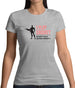 I Play Cricket What's Your Super Power Male Design Womens T-Shirt