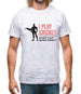 I Play Cricket What's Your Super Power Male Design Mens T-Shirt