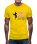 I Play Cricket What's Your Super Power Male Design Mens T-Shirt