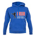 I Run What'S Your Super Power Male Design unisex hoodie