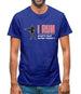 I Run What'S Your Super Power Male Design Mens T-Shirt