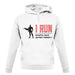 I Run What'S Your Super Power Male Design unisex hoodie