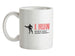 I Run What's Your Super Power MALE Design Ceramic Mug