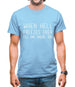 When Hell Freezes Over I'll Ski There Too Mens T-Shirt