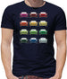 Porsche Box 964 T 12 Colour Grid Mens T-Shirt