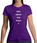 Squat For Pizza Womens T-Shirt