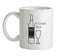 Established 1975 Roman Numerals Ceramic Mug