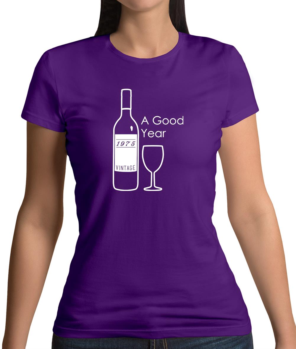 Vintage 1975 A Good Year Womens T-Shirt