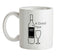 Established 1997 Roman Numerals Ceramic Mug