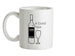 Established 1999 Roman Numerals Ceramic Mug