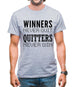 Winners Never Quit Mens T-Shirt