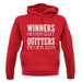 Winners Never Quit unisex hoodie