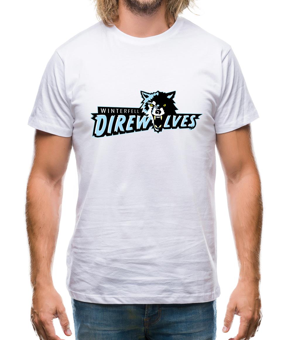 Winterfell Direwolves Mens T-Shirt