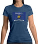 Wisconsin Barcode Style Flag Womens T-Shirt