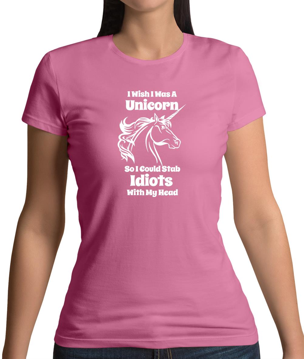 I Wish I Was A Unicorn Womens T-Shirt