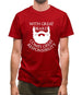 With Great Beard Comes Great Responsibility Mens T-Shirt