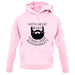 With Great Beard Comes Great Responsibility unisex hoodie