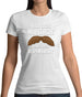With Great Moustache Womens T-Shirt