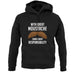 With Great Moustache unisex hoodie