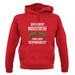 With Great Moustache unisex hoodie