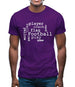 Football Word Cloud Mens T-Shirt