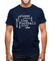 Football Word Cloud Mens T-Shirt