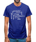 Football Word Cloud Mens T-Shirt