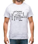 Football Word Cloud Mens T-Shirt