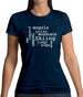 Ski Word Cloud Womens T-Shirt