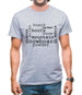 Snowboarding Word Cloud Mens T-Shirt