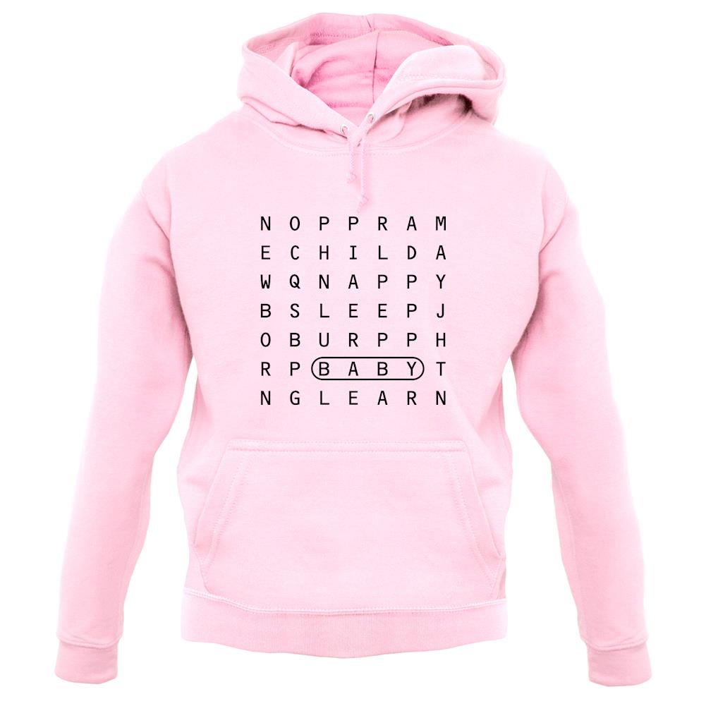Baby Word Search unisex hoodie