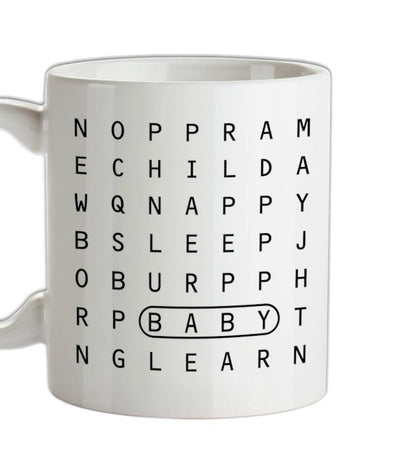 Baby Word Search Ceramic Mug