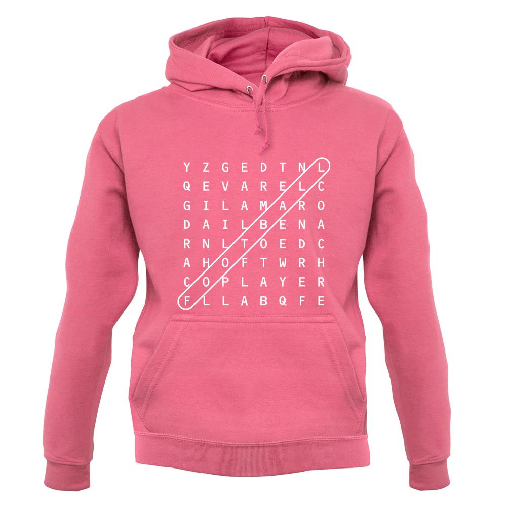 Football Wordsearch unisex hoodie