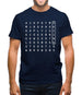 Skiing Wordsearch Mens T-Shirt