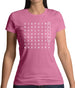 Skiing Wordsearch Womens T-Shirt