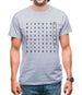 Skiing Wordsearch Mens T-Shirt