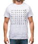 Skiing Wordsearch Mens T-Shirt